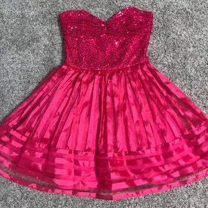 Betsey Johnson size 4 hot pink dress